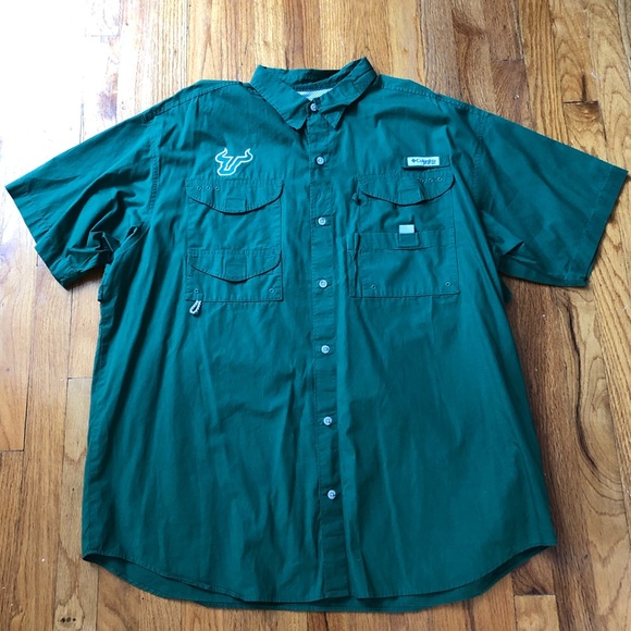 Usf Columbia Fishing Shirt 
